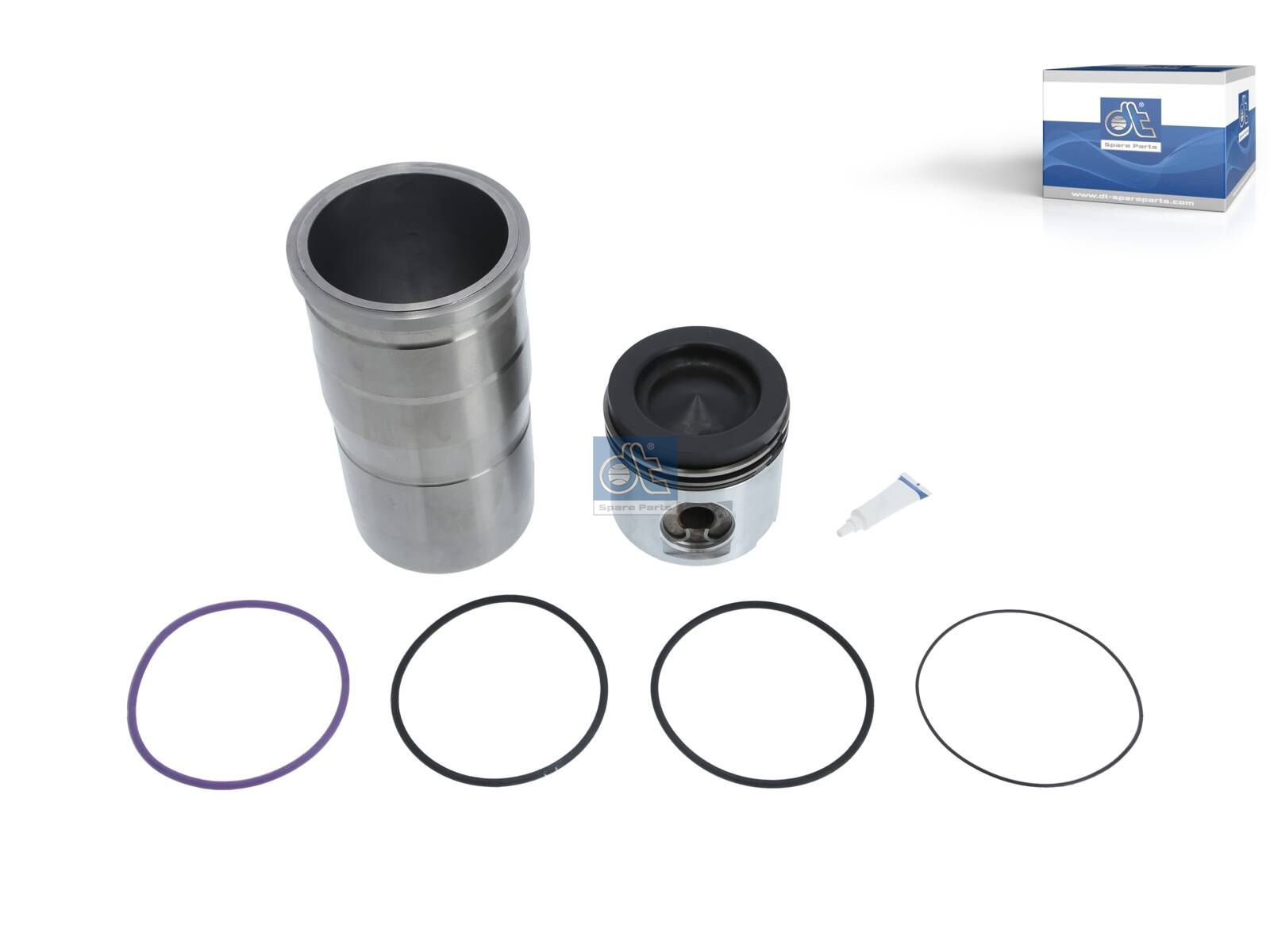 Piston with liner | DT Spare Parts 2.90173