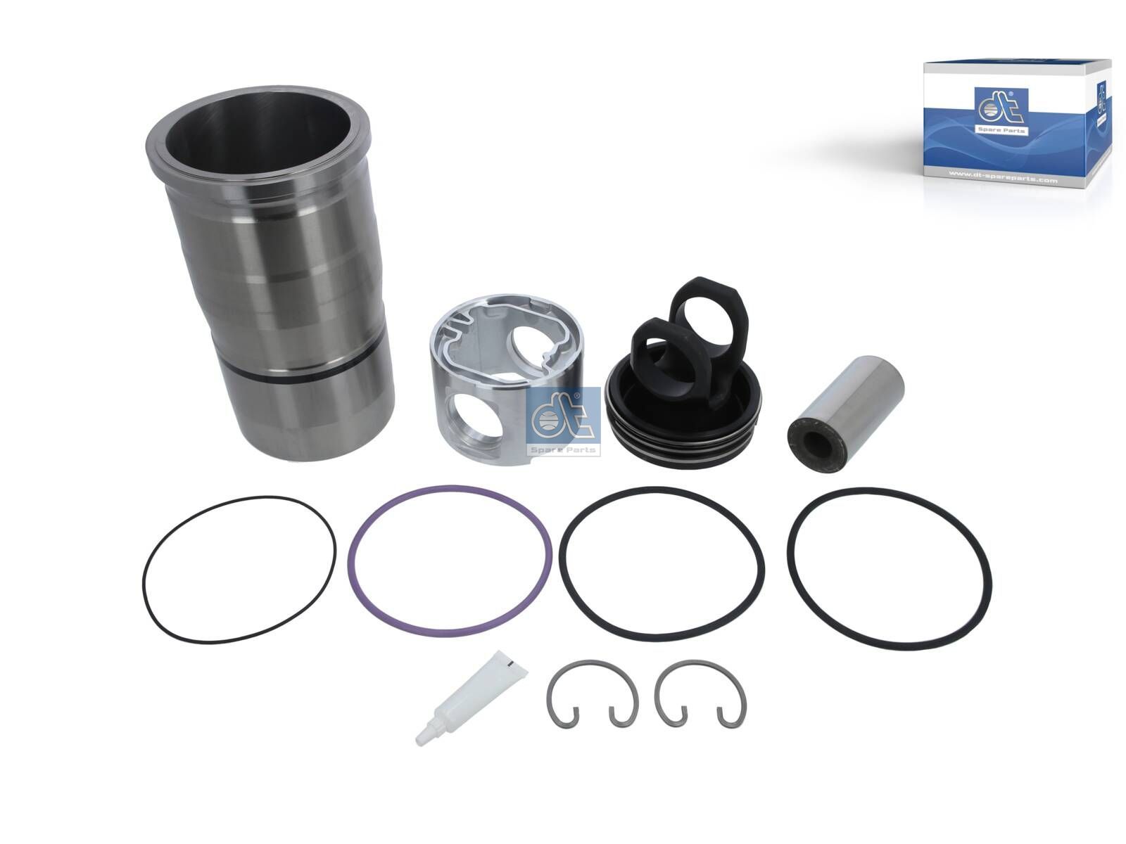 Piston with liner | DT Spare Parts 2.90174
