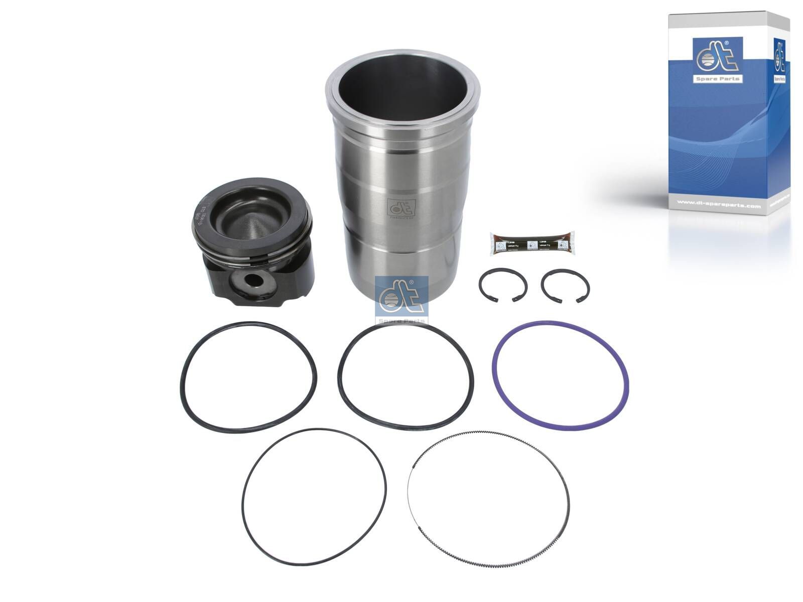 Piston with liner | DT Spare Parts 2.90178
