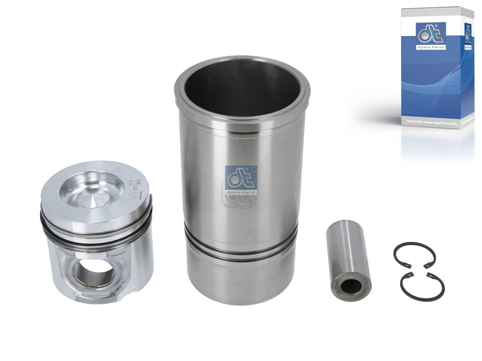 Piston with liner | DT Spare Parts 2.90179