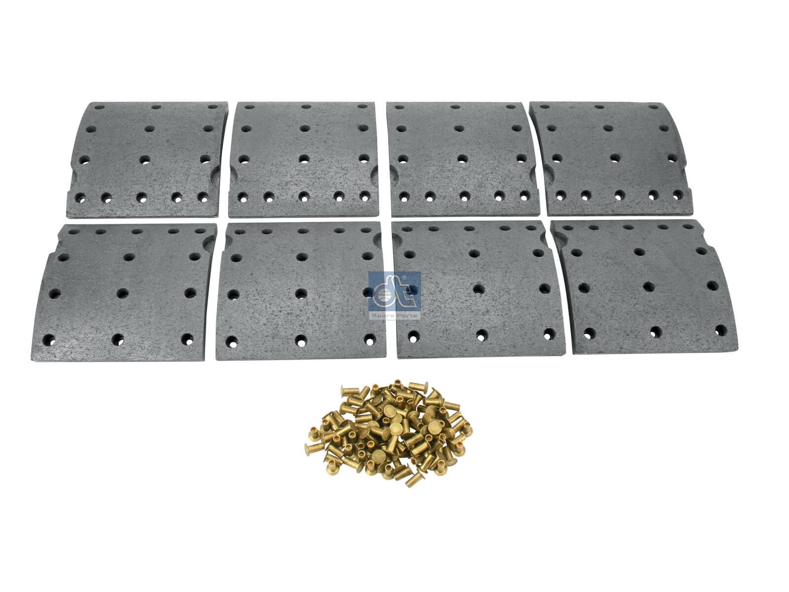 Drum brake lining kit | DT Spare Parts 2.94054