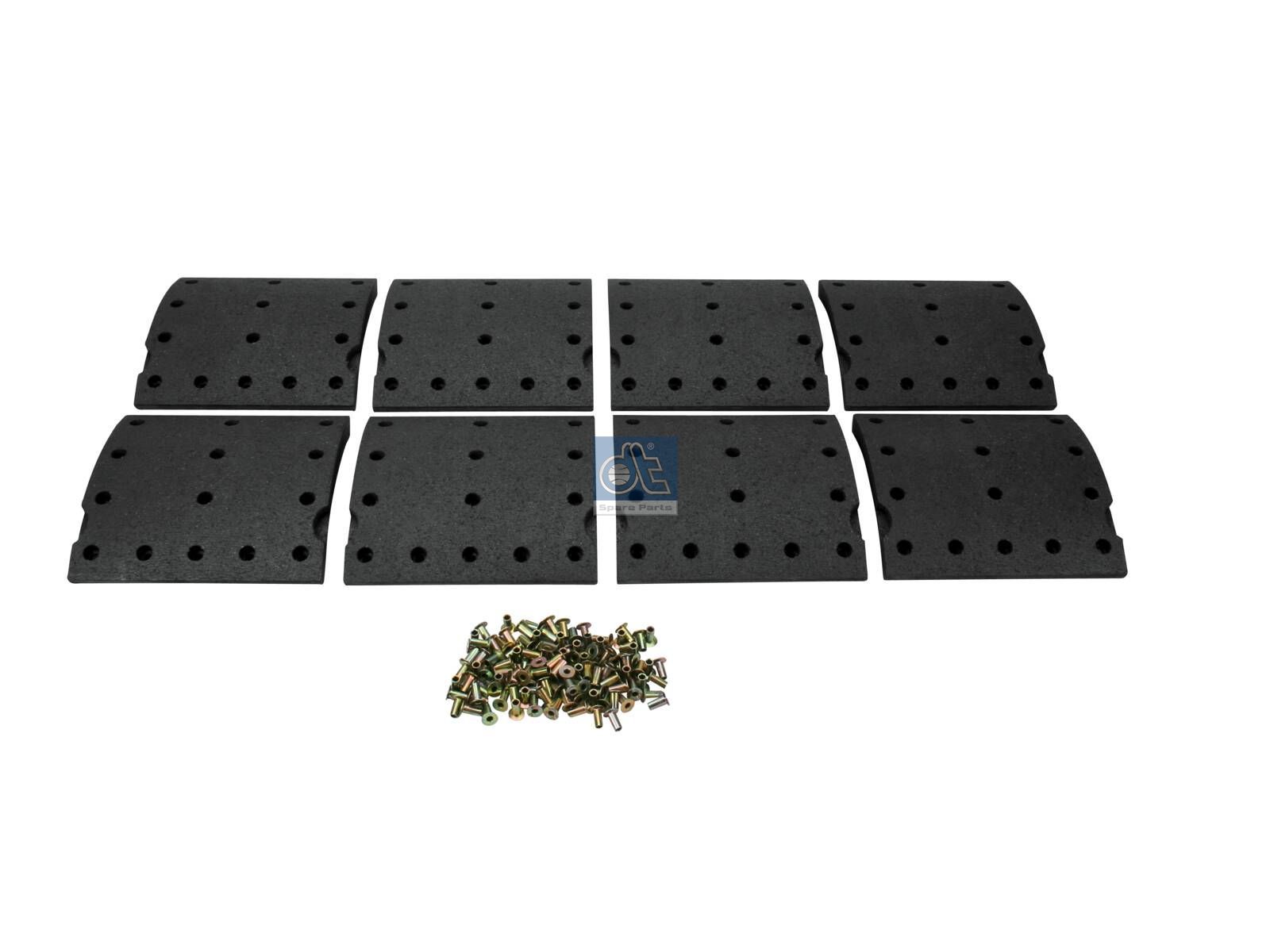 Drum brake lining kit | DT Spare Parts 2.94056