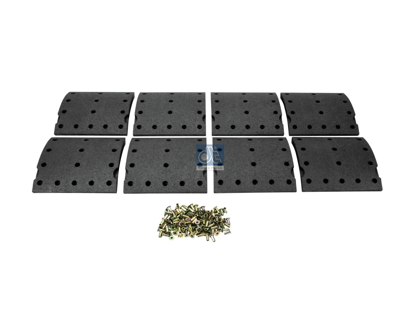 Drum brake lining kit | DT Spare Parts 2.94057