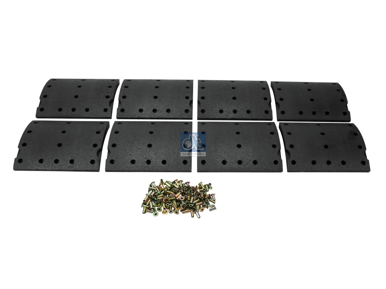 Drum brake lining kit | DT Spare Parts 2.94059