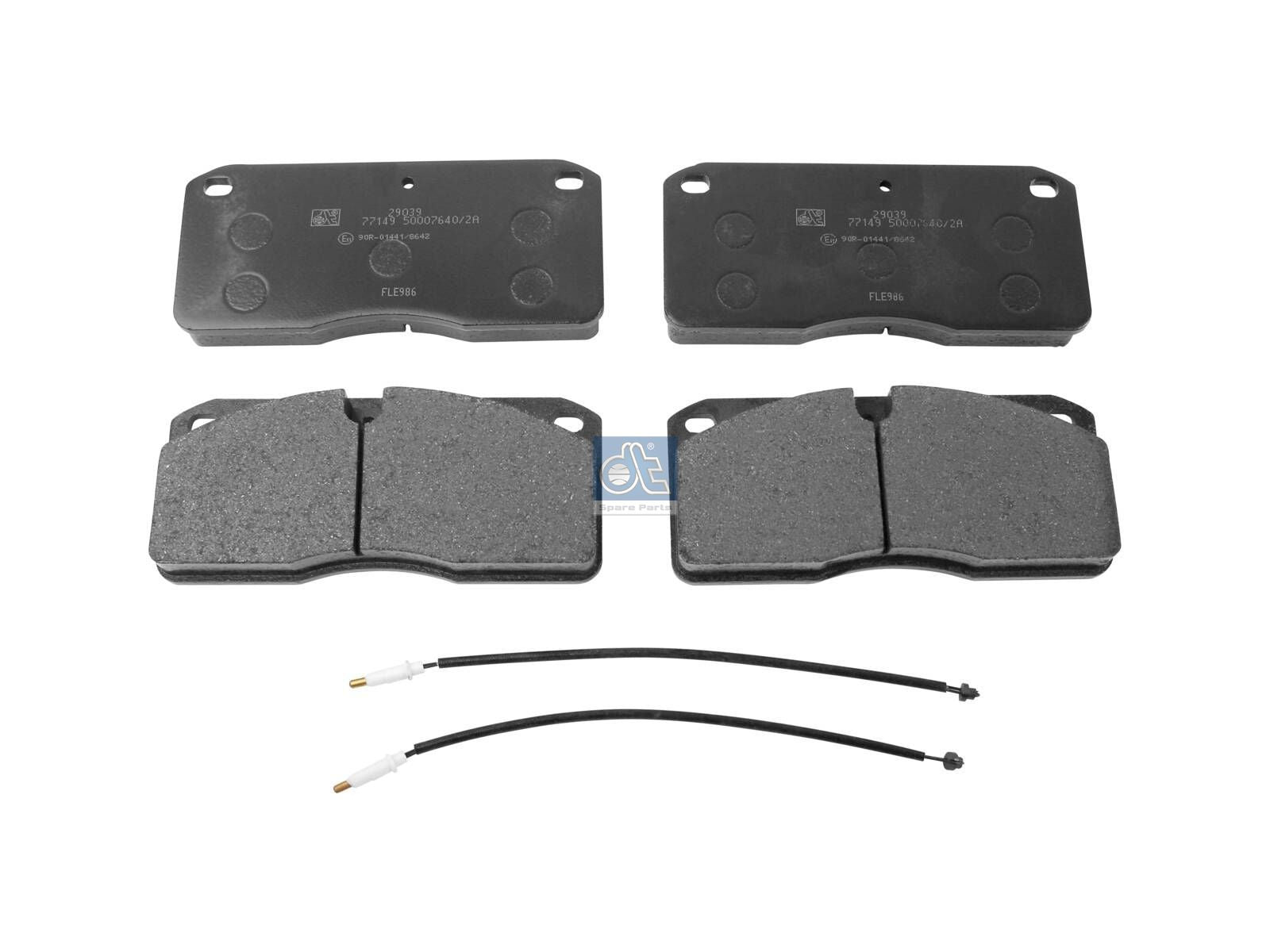 Disc brake pad kit | DT Spare Parts 2.94070