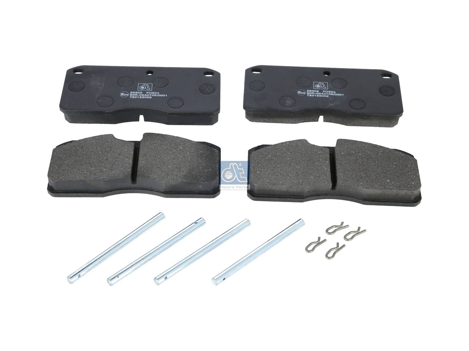 Disc brake pad kit | DT Spare Parts 2.94072