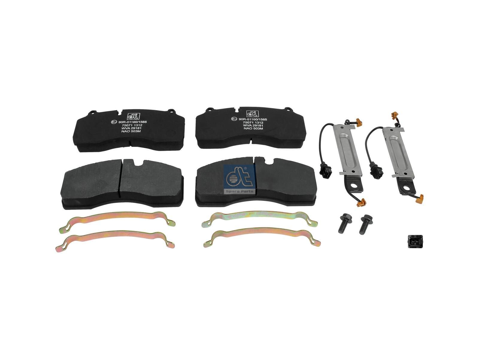 Disc brake pad kit | DT Spare Parts 2.94099
