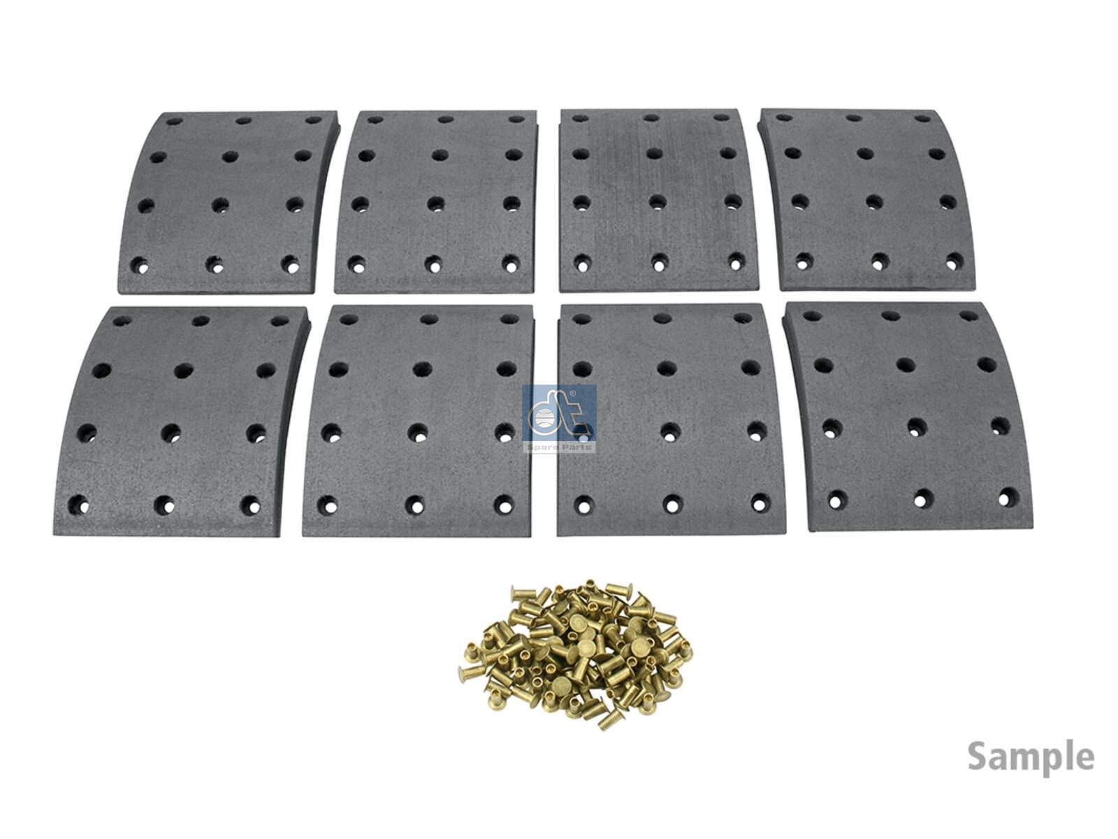 Drum brake lining kit | DT Spare Parts 2.94173