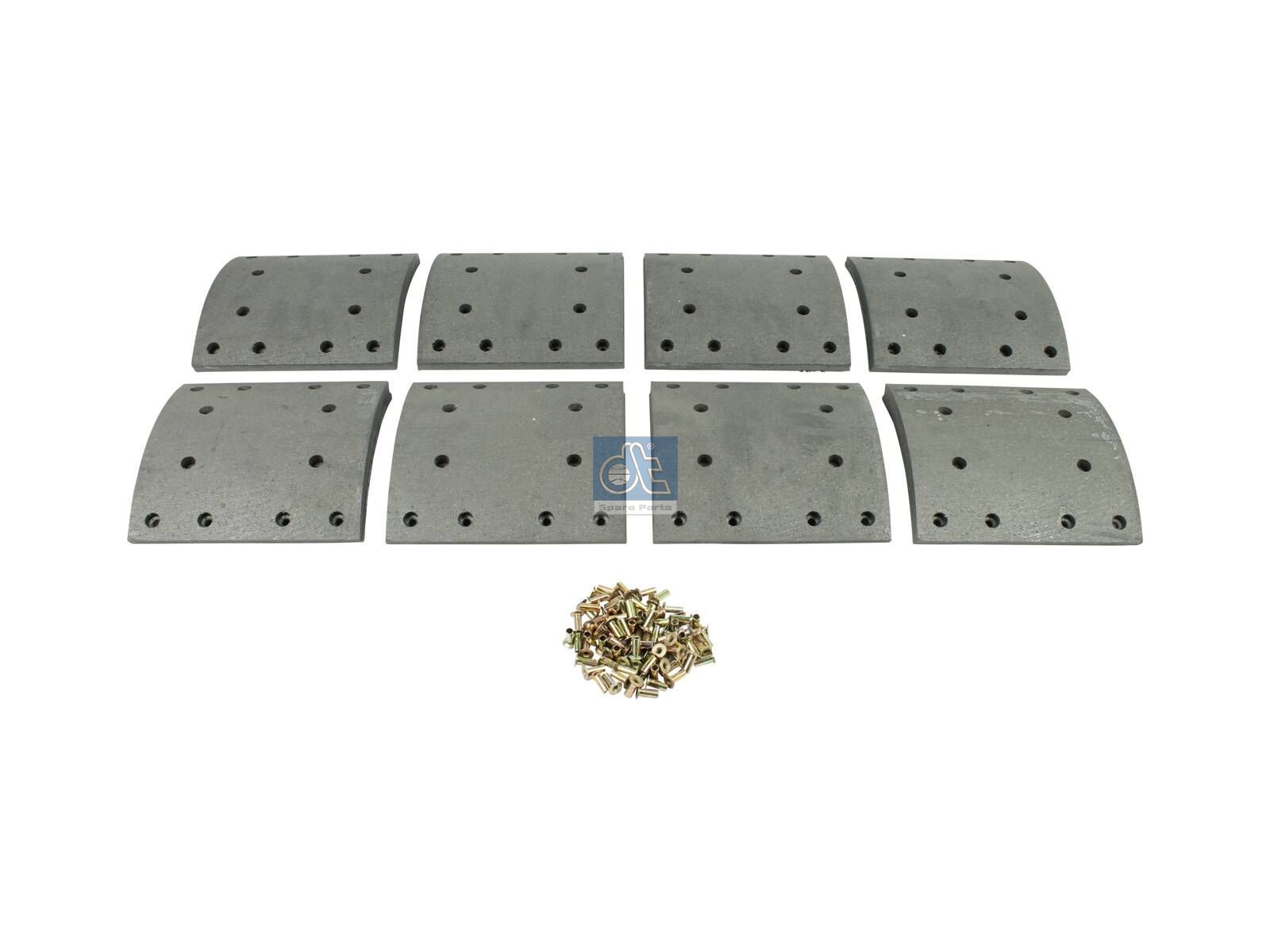 Drum brake lining kit | DT Spare Parts 2.94179