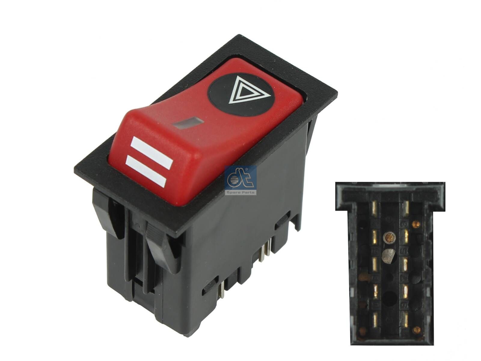 Hazard warning switch | DT Spare Parts 3.33320