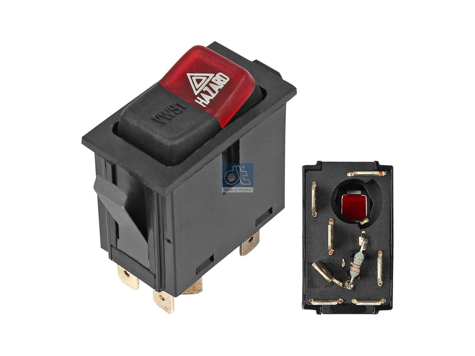 Hazard warning switch | DT Spare Parts 3.33341