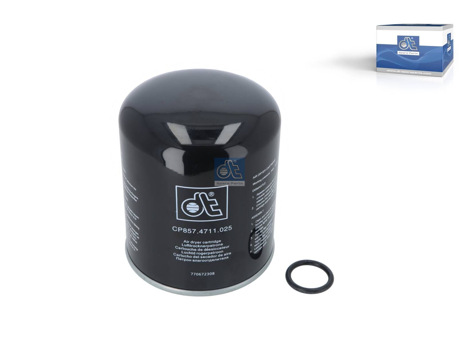 Air dryer cartridge | DT Spare Parts 3.71025SP