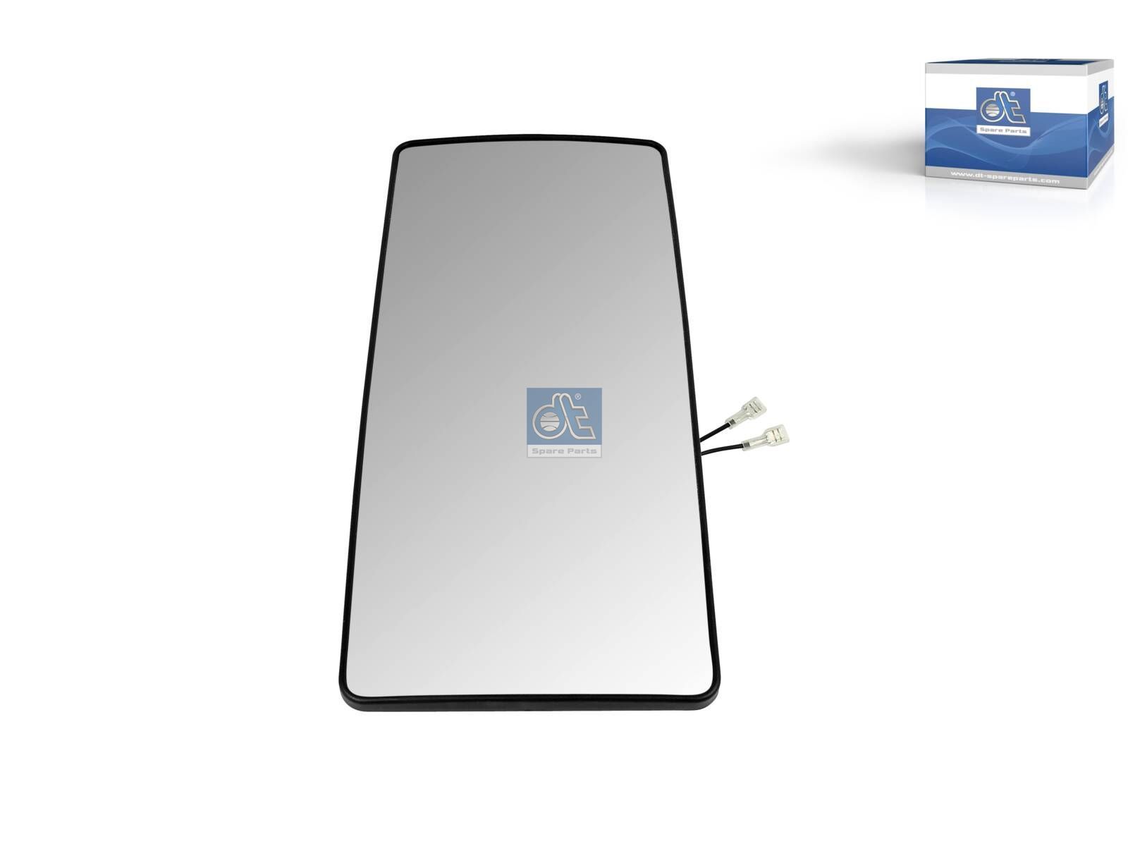 Cristal de espejo DT Spare Parts 3.86553 Cristal de espejo retrovisor principal, calefactable R: 2100 mm