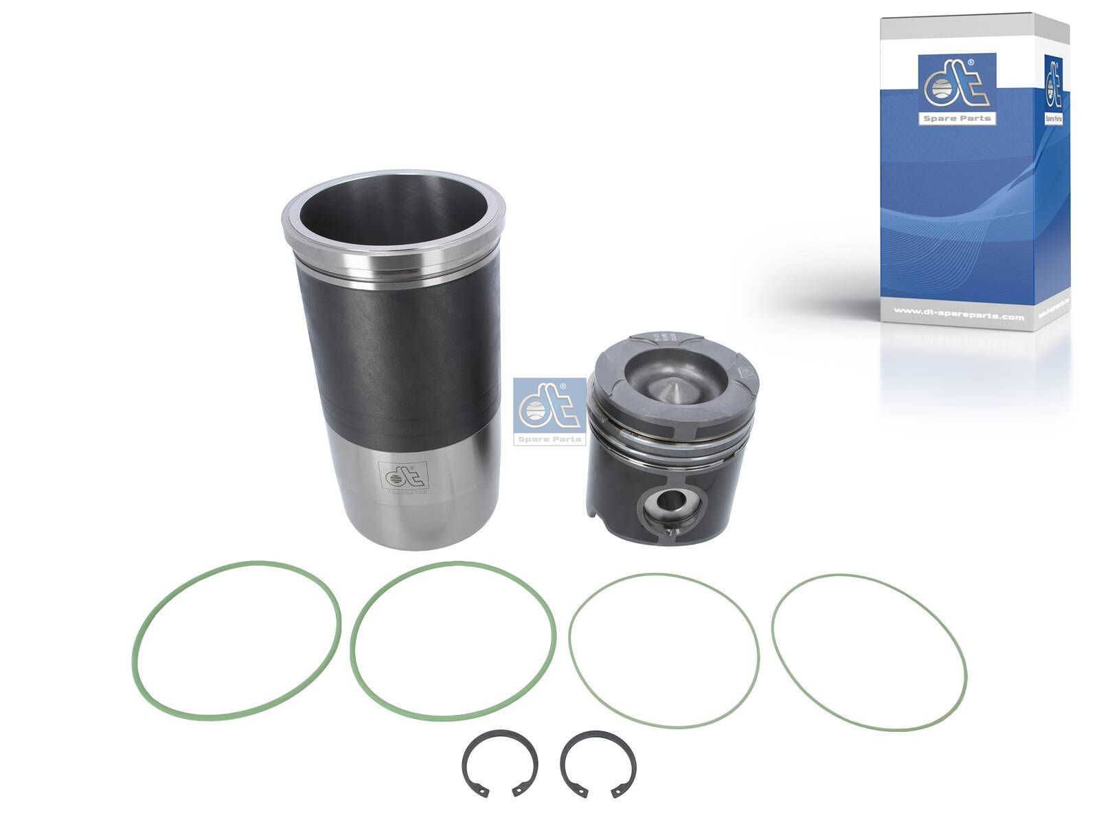 Piston with liner | DT Spare Parts 3.90026