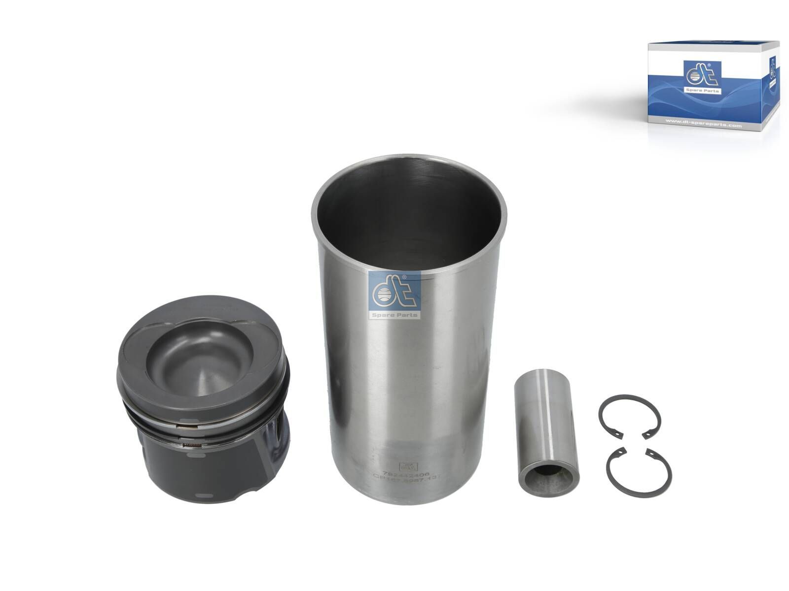Piston with liner | DT Spare Parts 3.90029