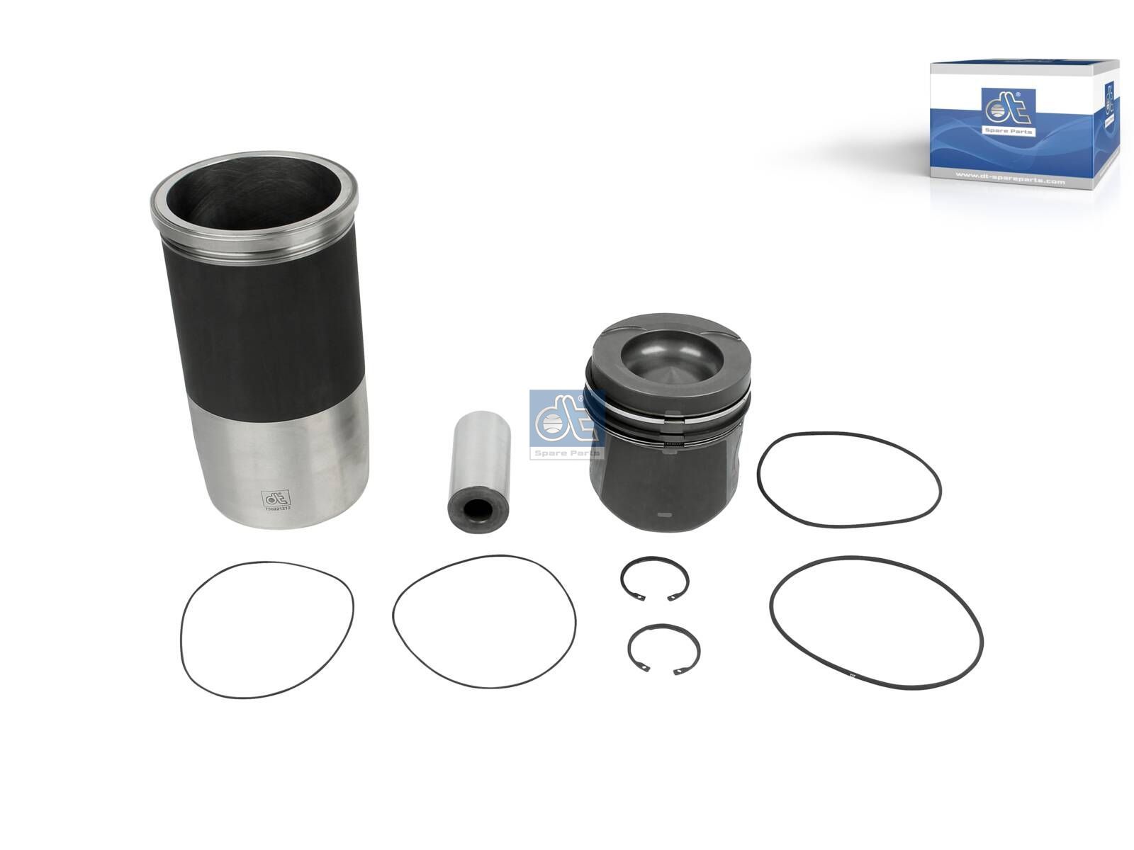 Piston with liner | DT Spare Parts 3.90130