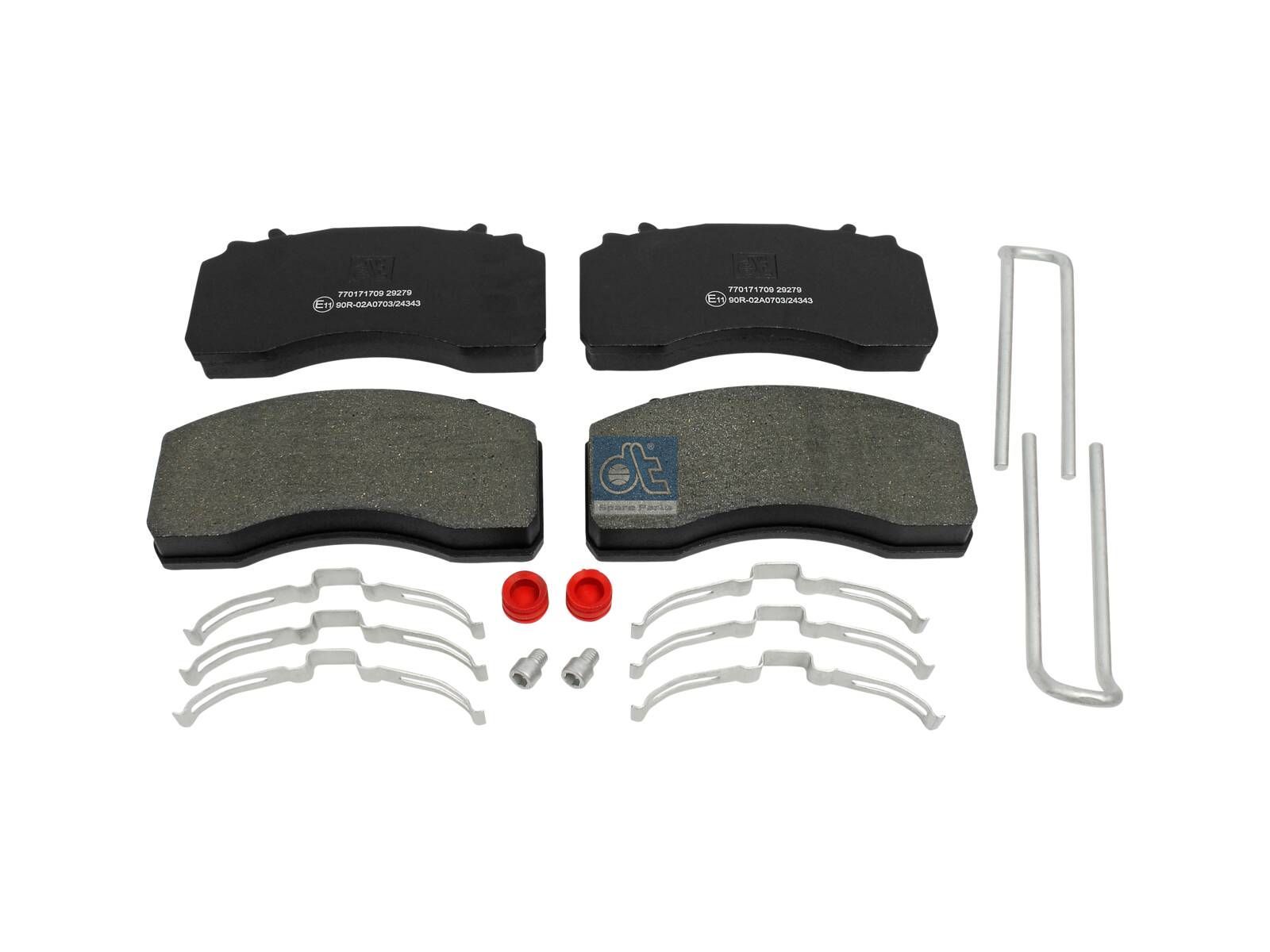 Disc brake pad kit | DT Spare Parts 3.96408