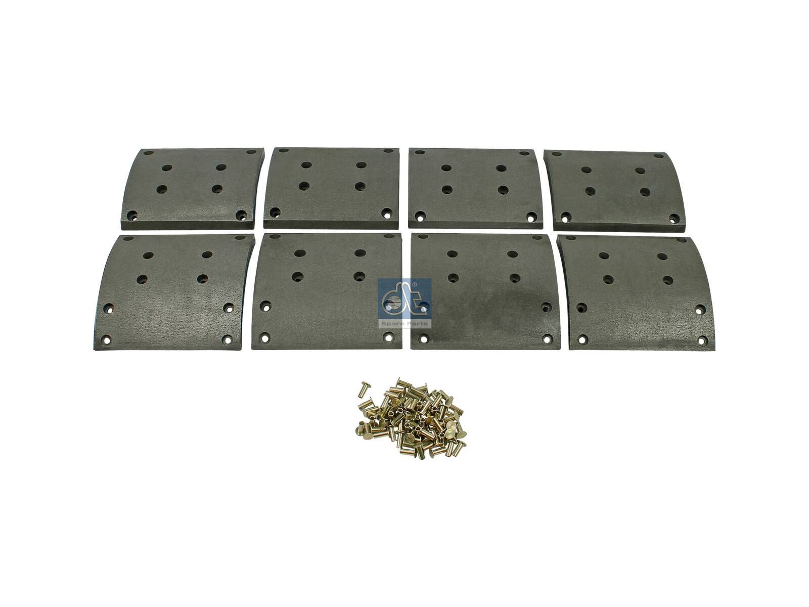 Drum brake lining kit | DT Spare Parts 3.96443