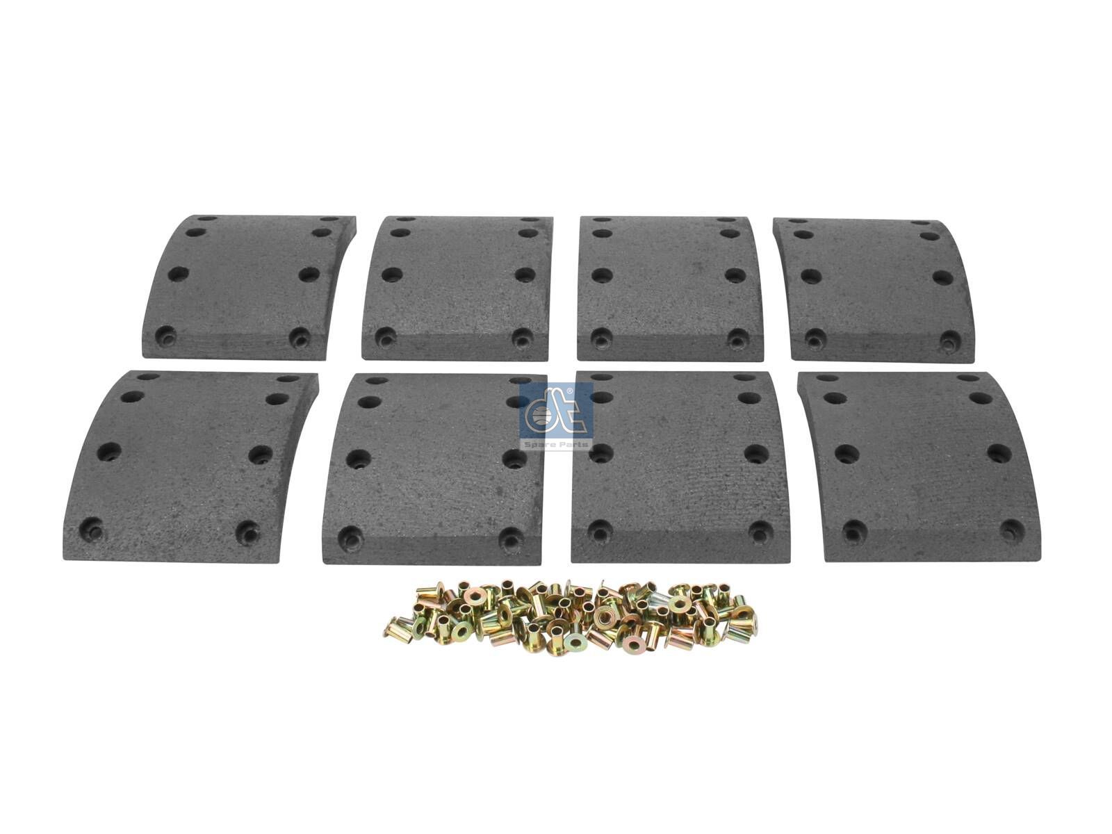 Drum brake lining kit | DT Spare Parts 3.96448