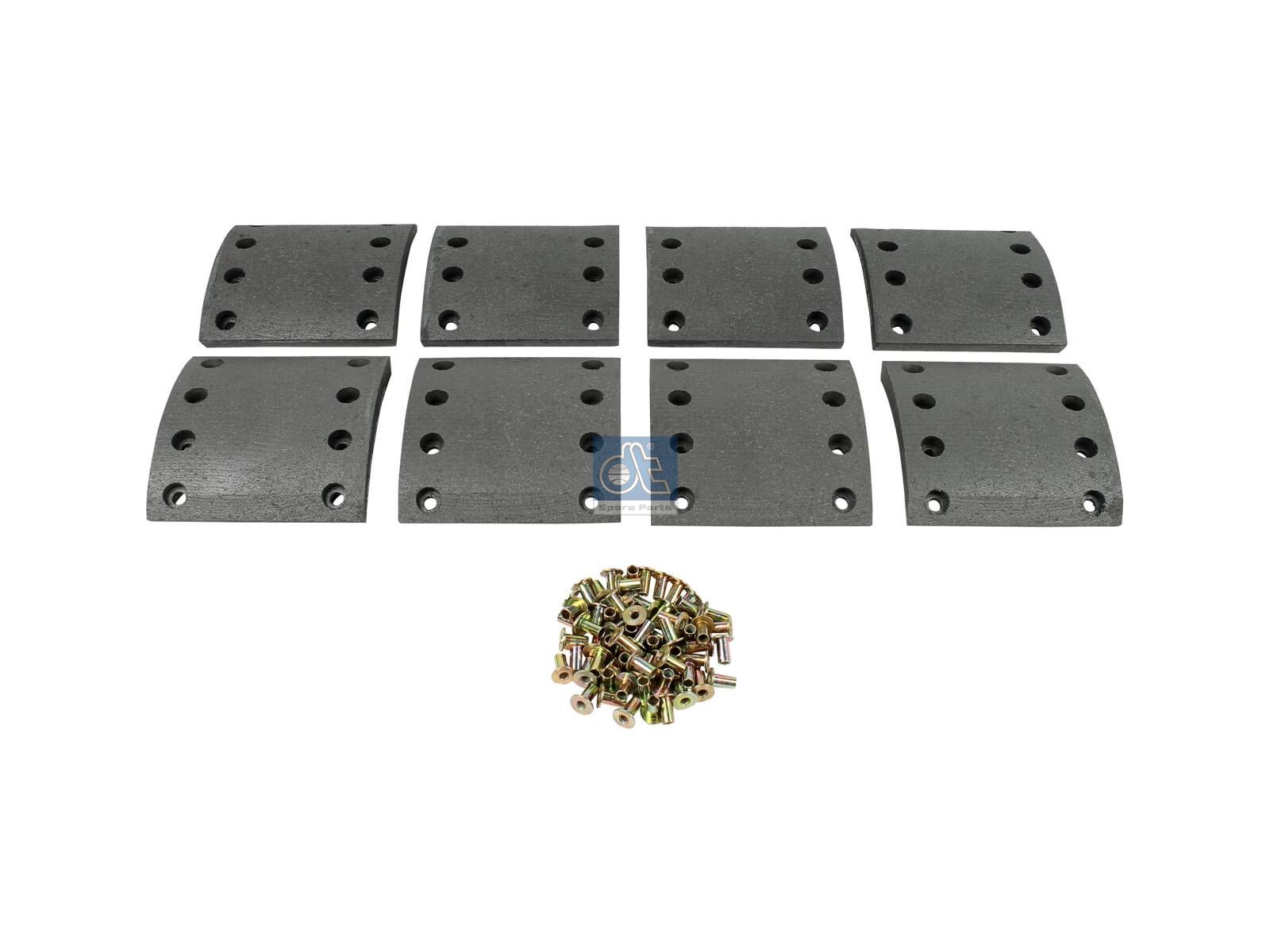 Drum brake lining kit | DT Spare Parts 3.96485