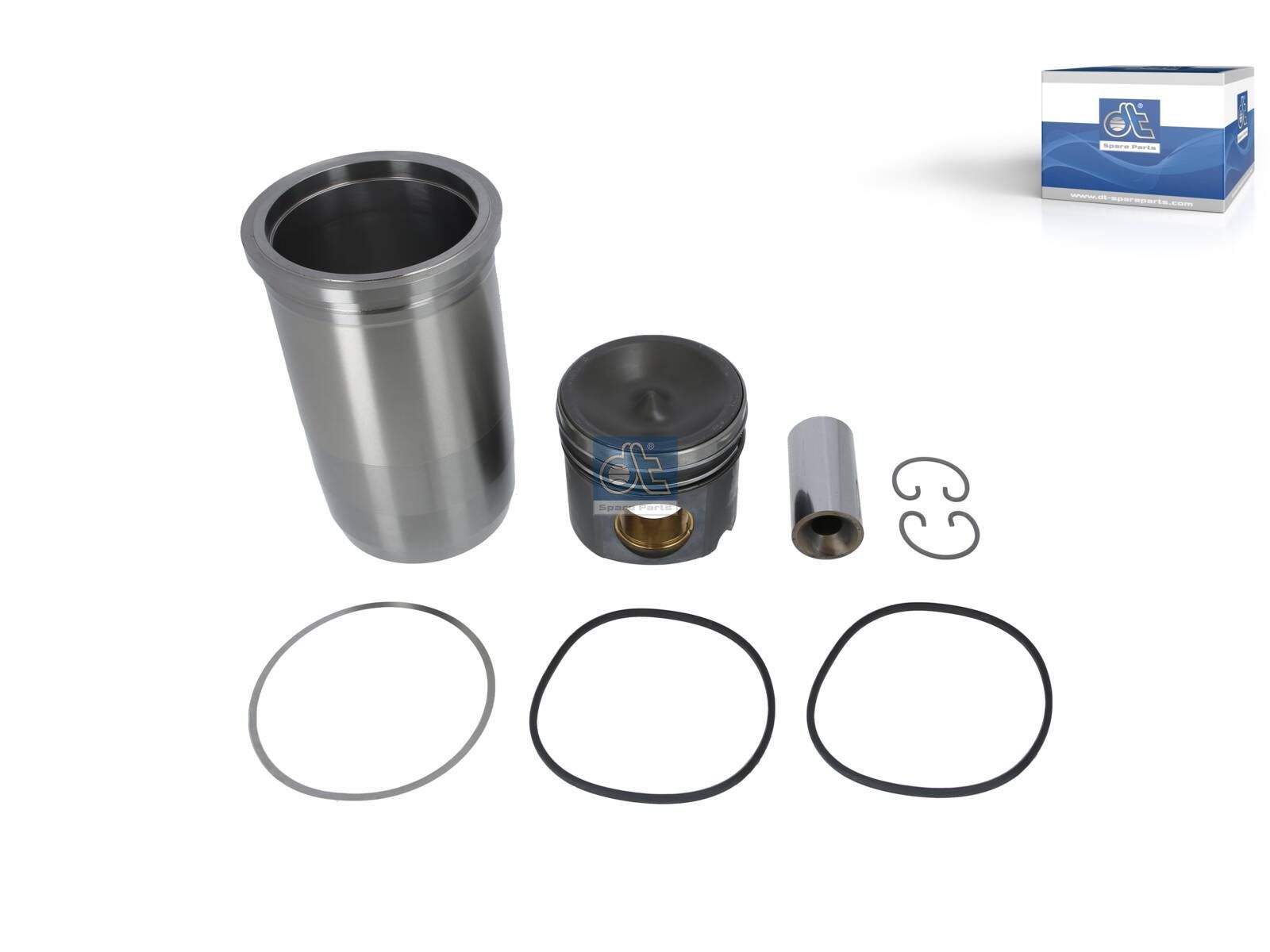 Piston with liner | DT Spare Parts 4.00374