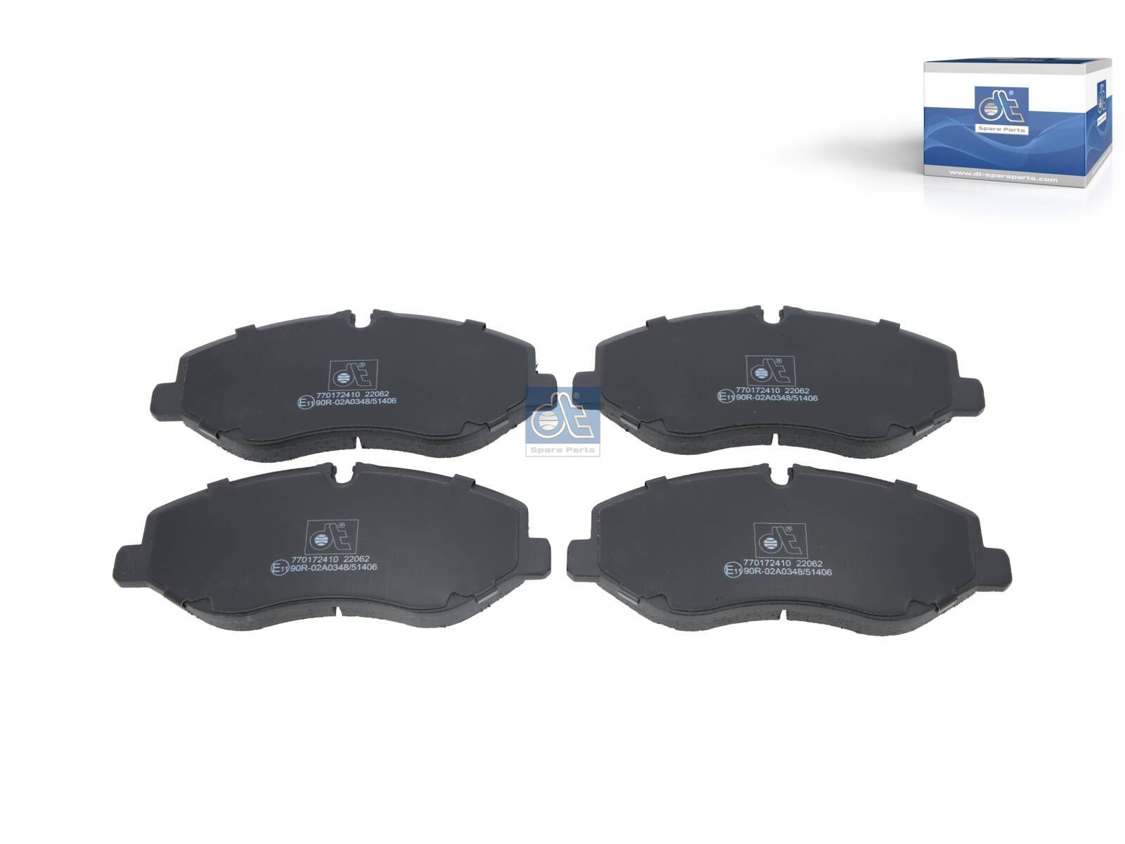 Disc brake pad kit | DT Spare Parts 4.00521