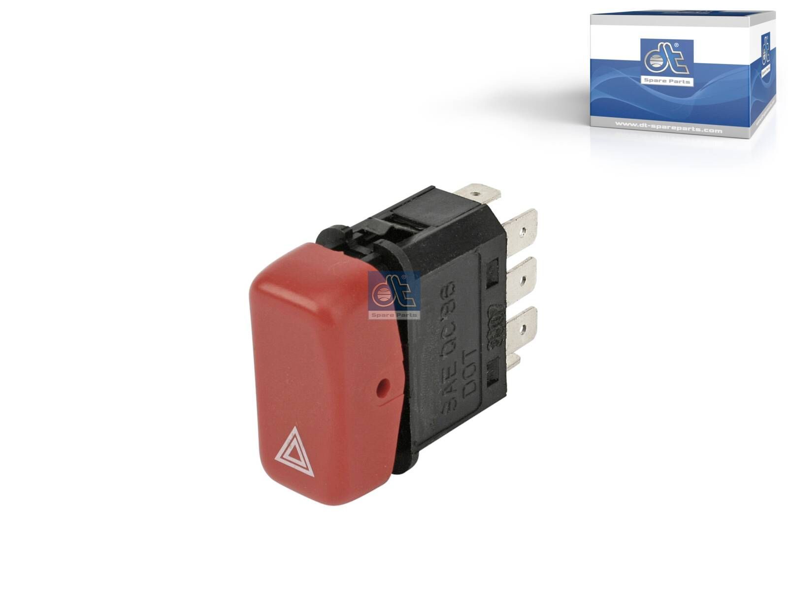 Hazard warning switch | DT Spare Parts 4.60638