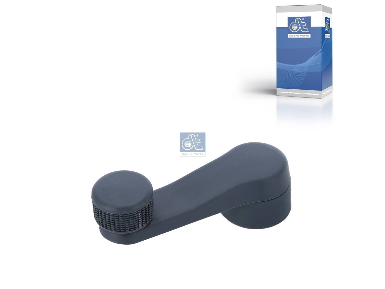Manivela de ventana DT Spare Parts 4.63410 Manivela de ventana gris