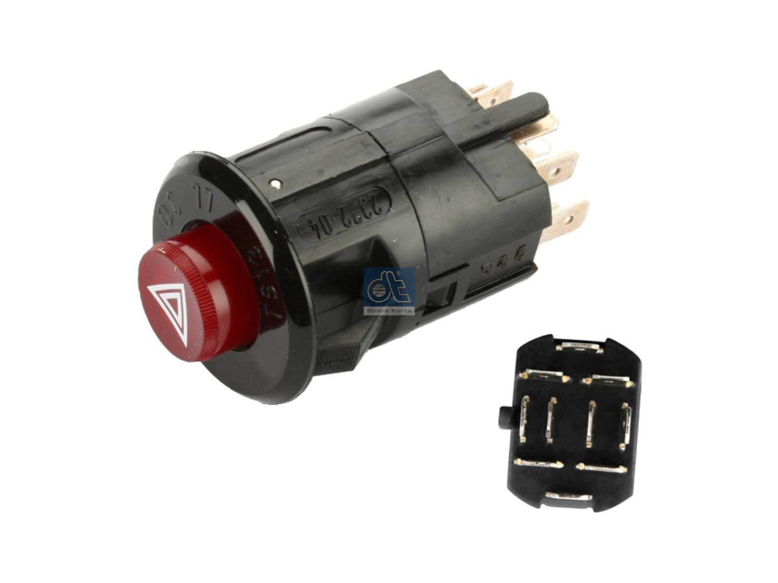 Hazard warning switch | DT Spare Parts 4.90719