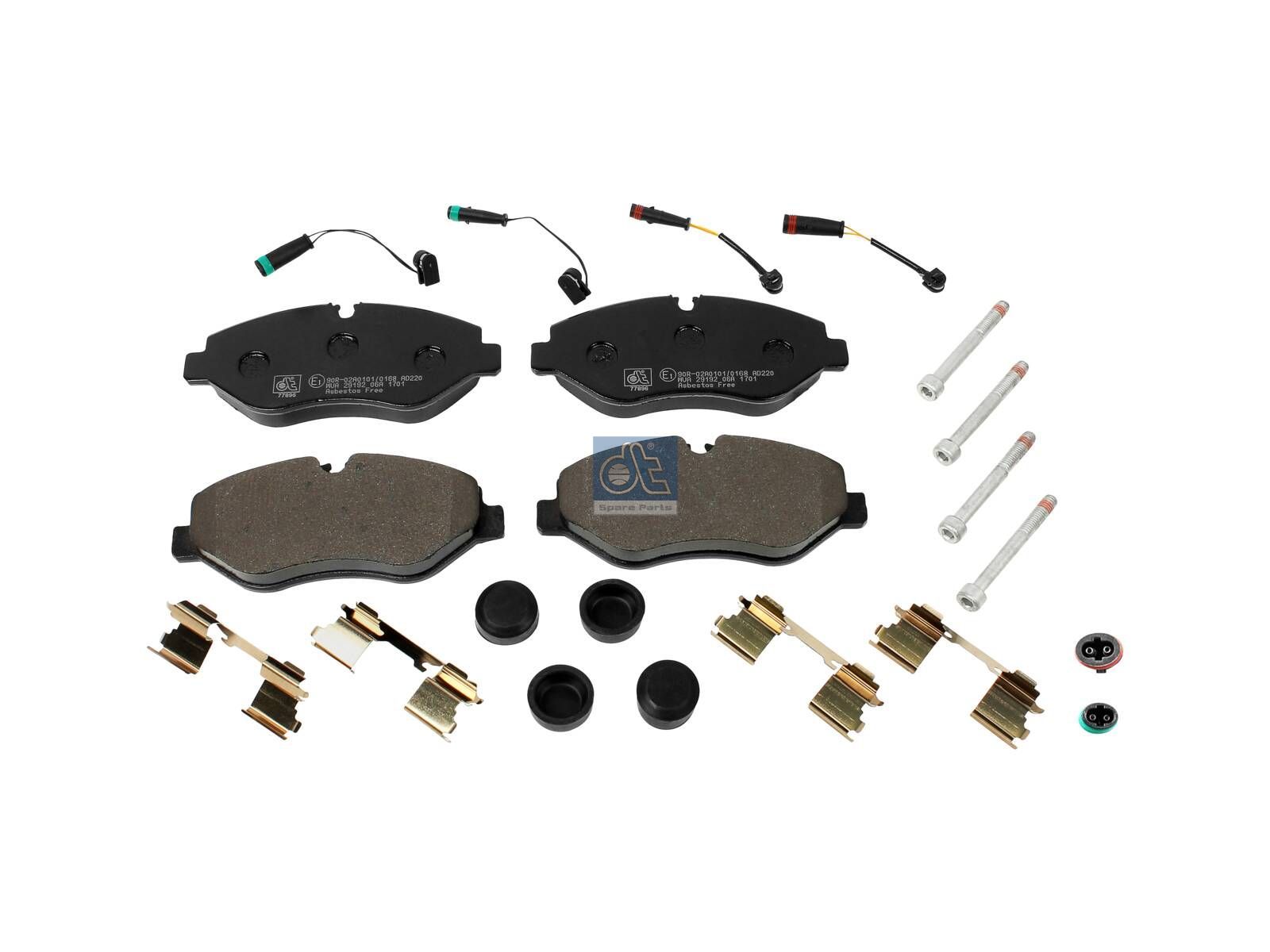 Disc brake pad kit | DT Spare Parts 4.90938