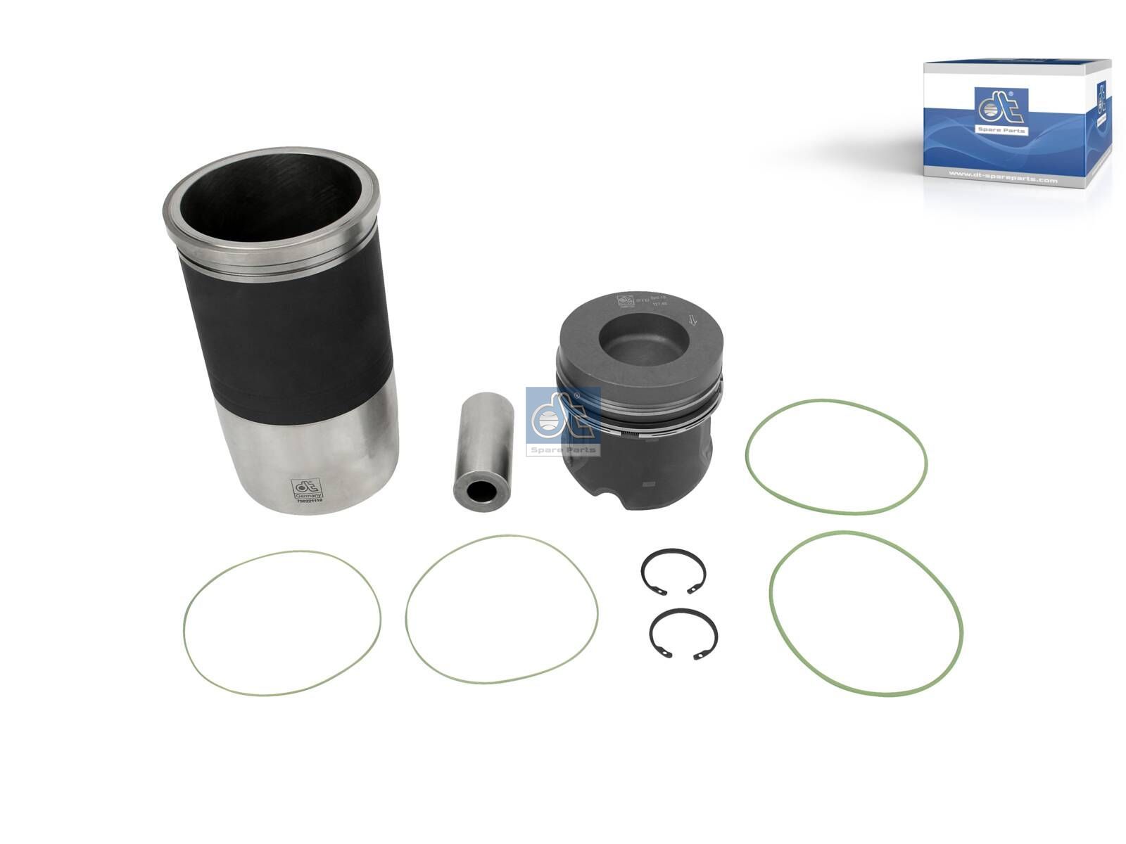 Piston with liner | DT Spare Parts 4.90955