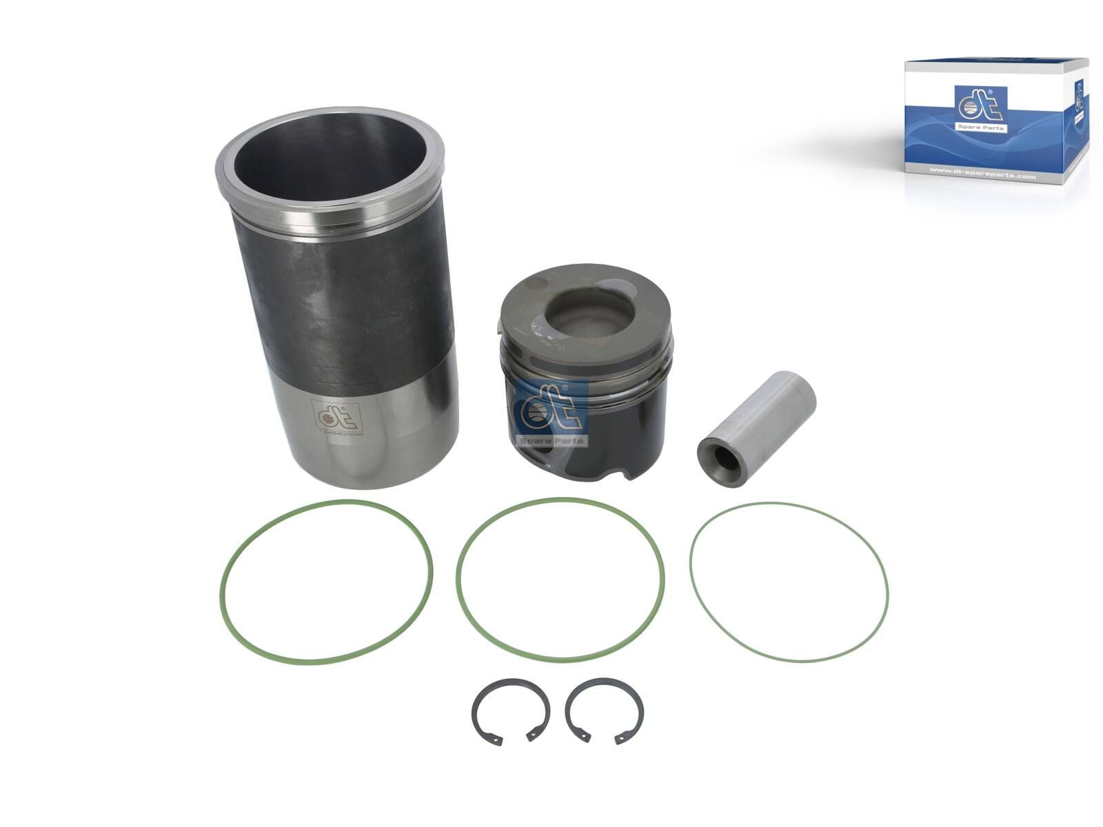 Pistón con camisa DT Spare Parts 4.90956 Pistón con camisa D: 128 mm