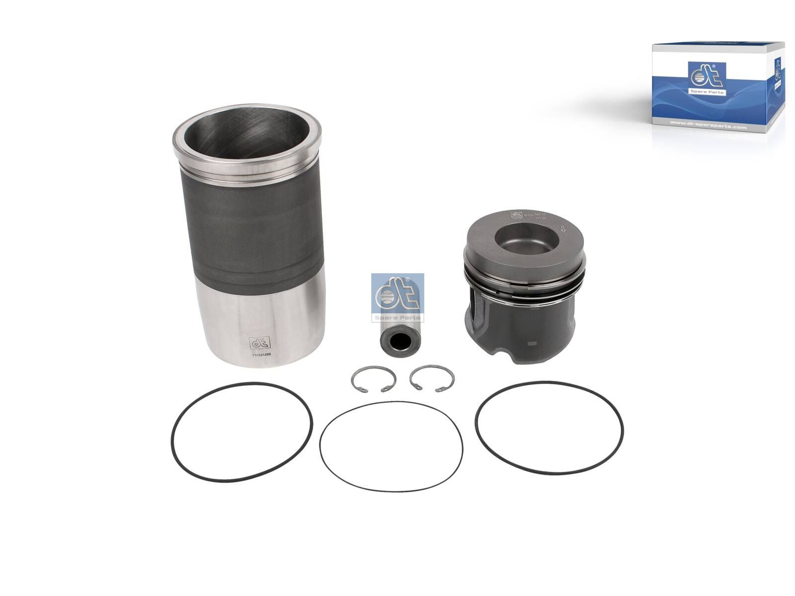 Piston with liner | DT Spare Parts 4.90965