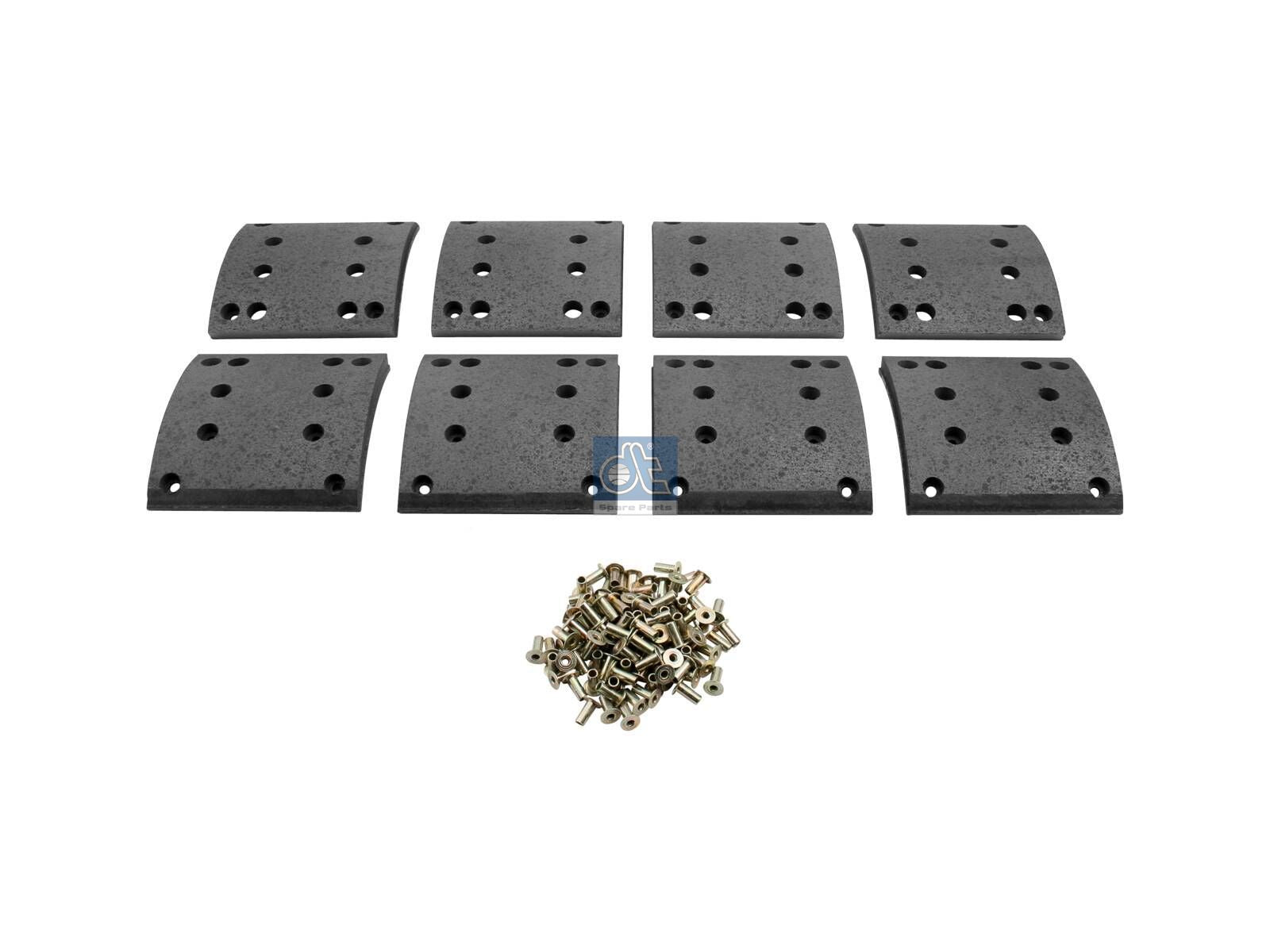 Drum brake lining kit | DT Spare Parts 4.91131