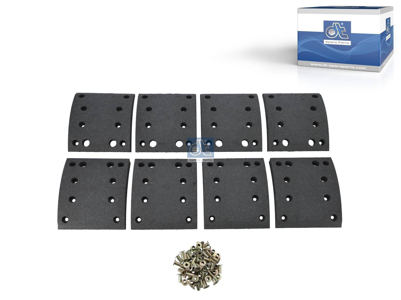 Drum brake lining kit | DT Spare Parts 4.91136