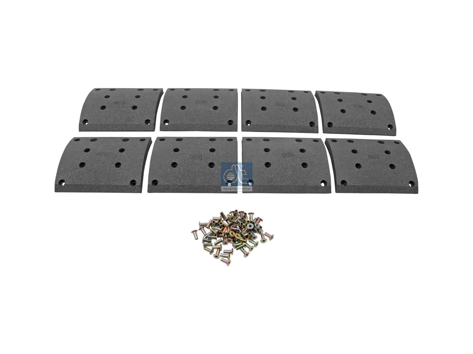 Drum brake lining kit | DT Spare Parts 4.91137