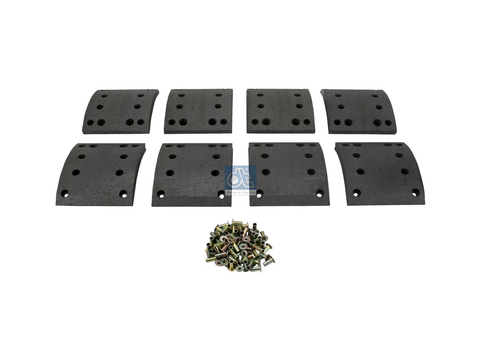Drum brake lining kit | DT Spare Parts 4.91453
