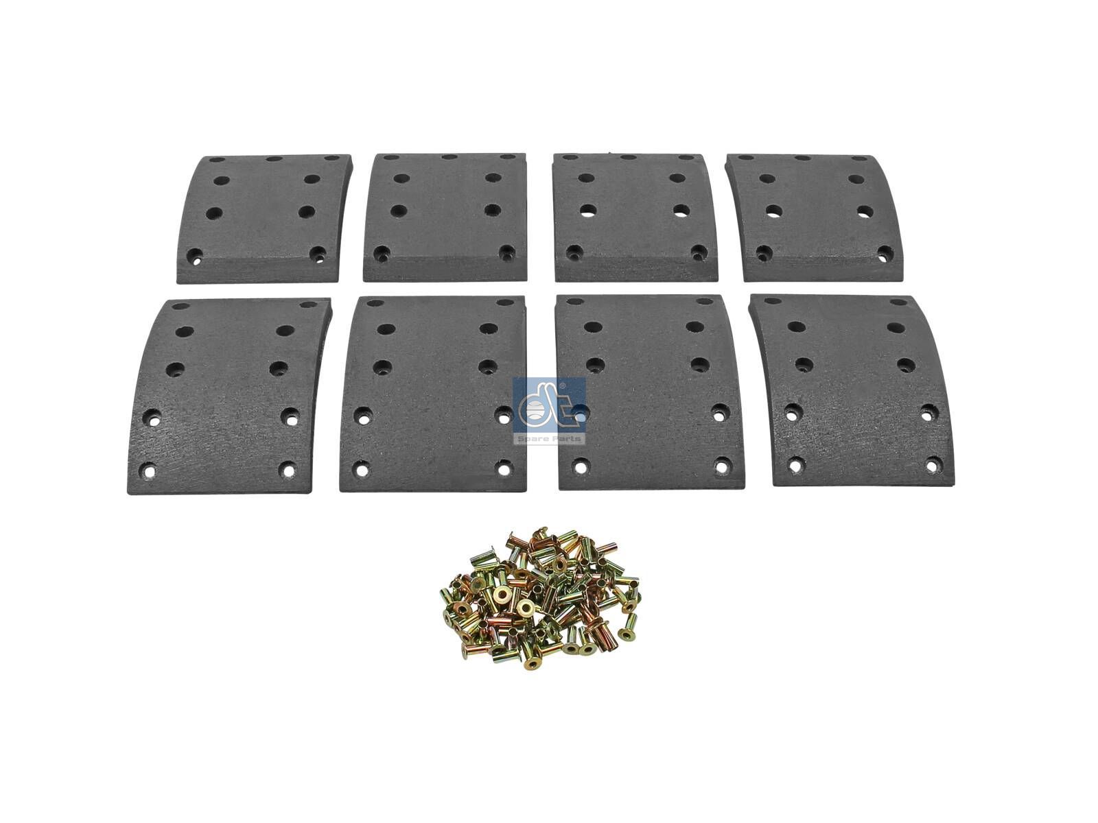 Drum brake lining kit | DT Spare Parts 4.91456