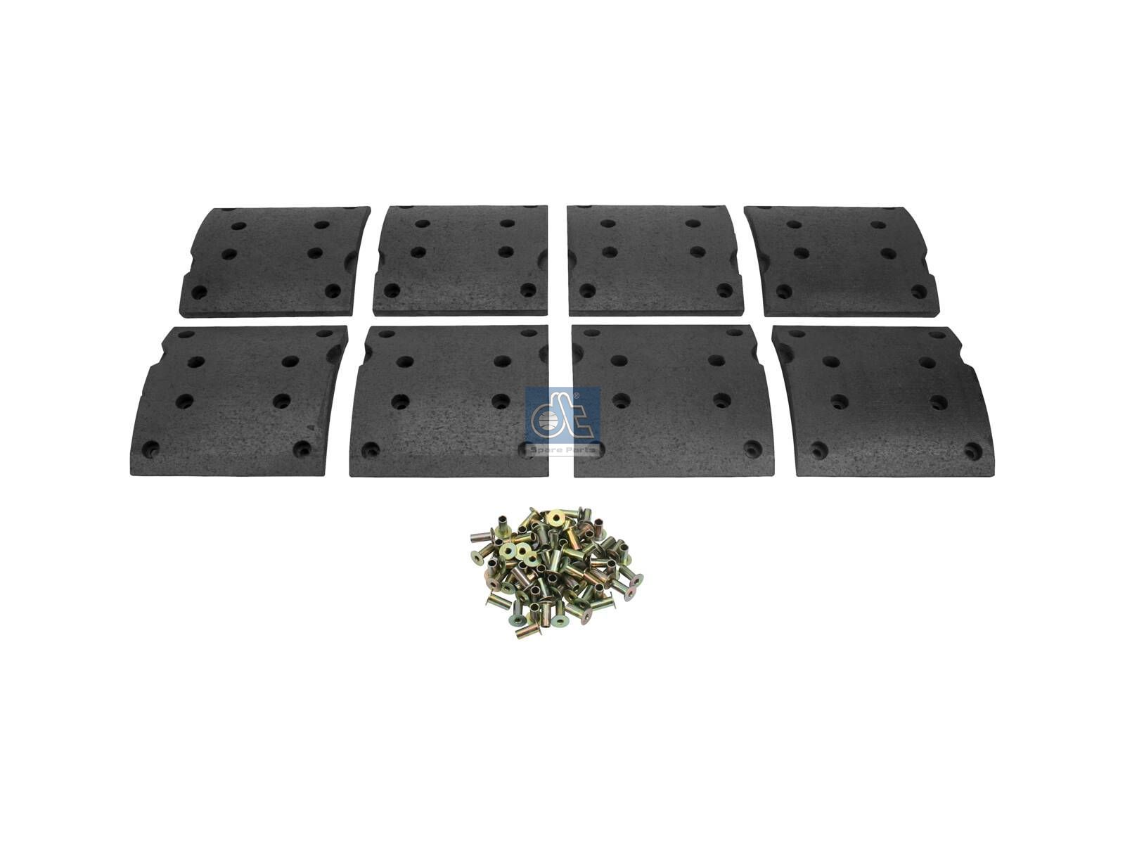 Drum brake lining kit | DT Spare Parts 4.91493