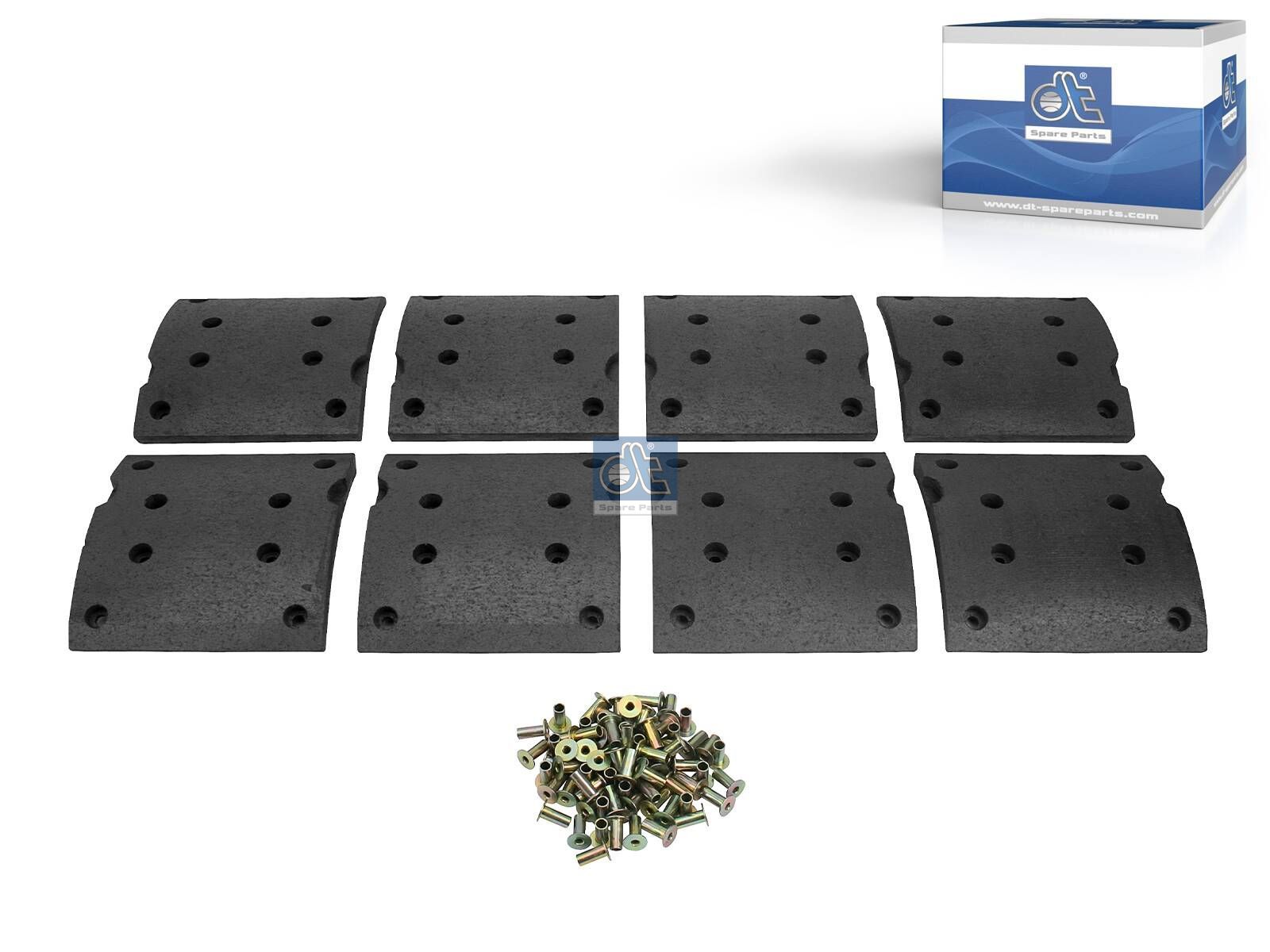 Drum brake lining kit | DT Spare Parts 4.91494