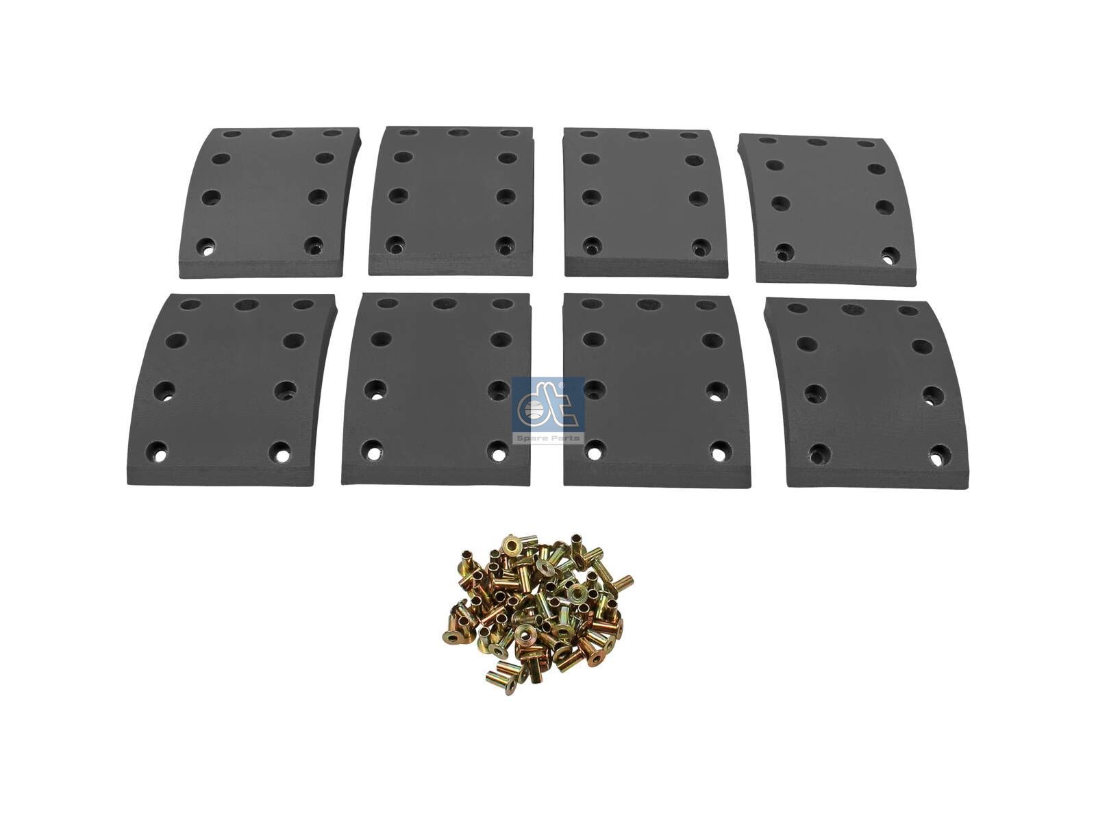 Drum brake lining kit | DT Spare Parts 4.91496