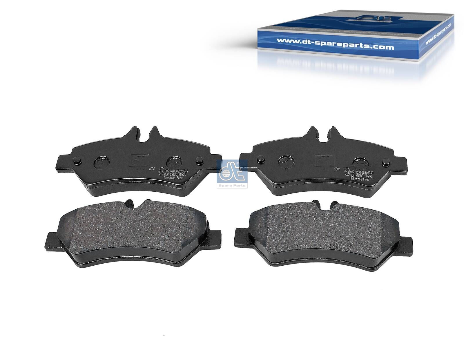 Disc brake pad kit | DT Spare Parts 4.91900SP