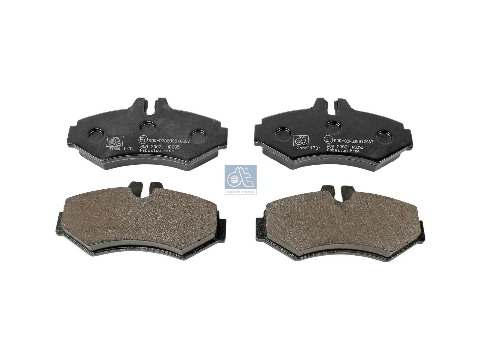 Disc brake pad kit | DT Spare Parts 4.91905