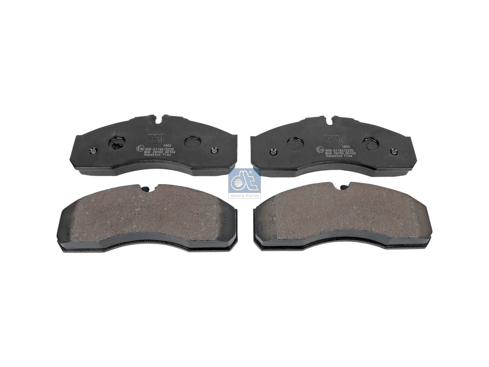 Disc brake pad kit | DT Spare Parts 4.91907