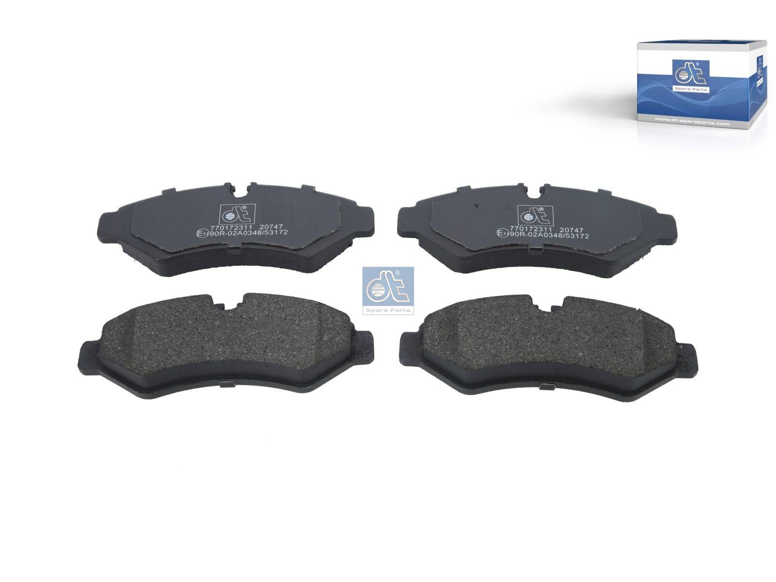 Disc brake pad kit | DT Spare Parts 4.92245