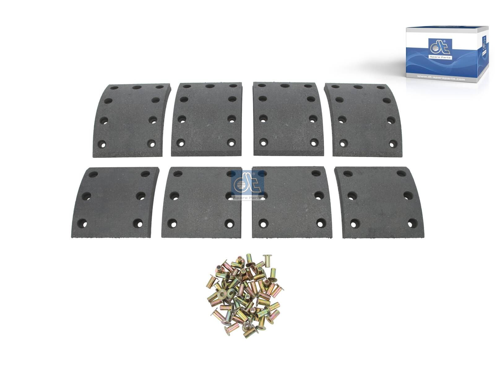 Drum brake lining kit | DT Spare Parts 4.95003