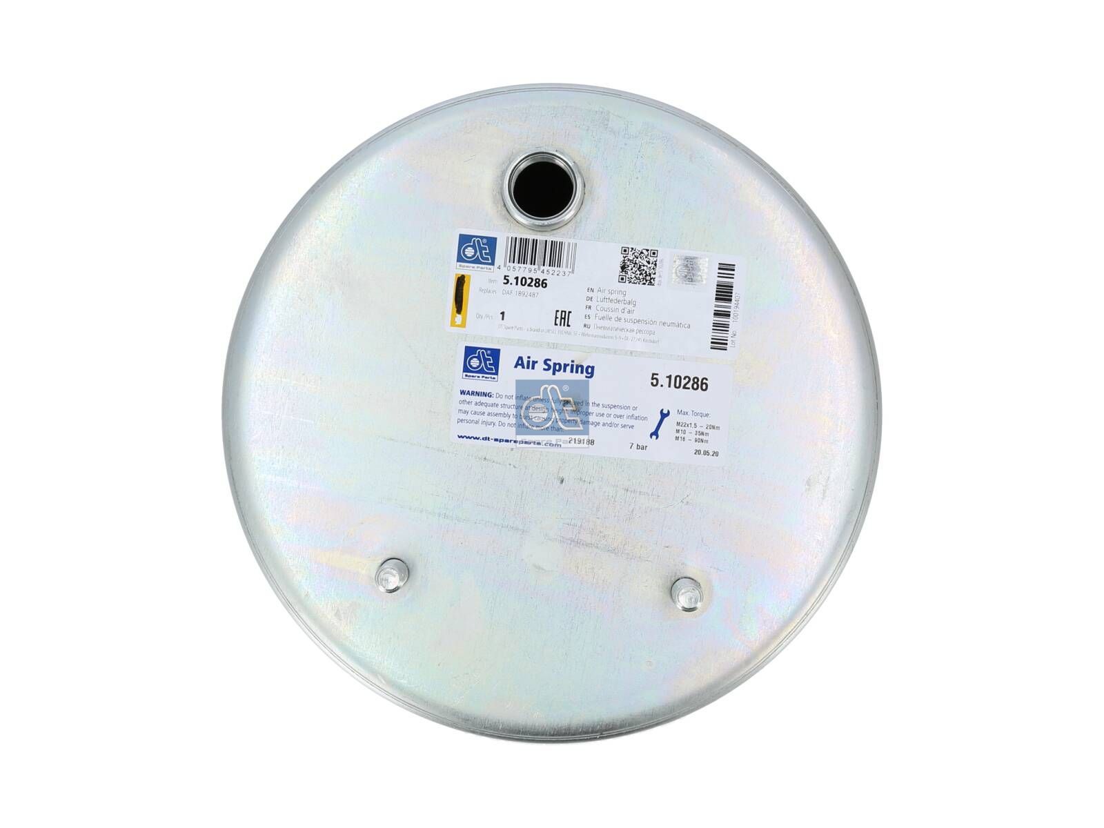 Air spring | DT Spare Parts 5.10286