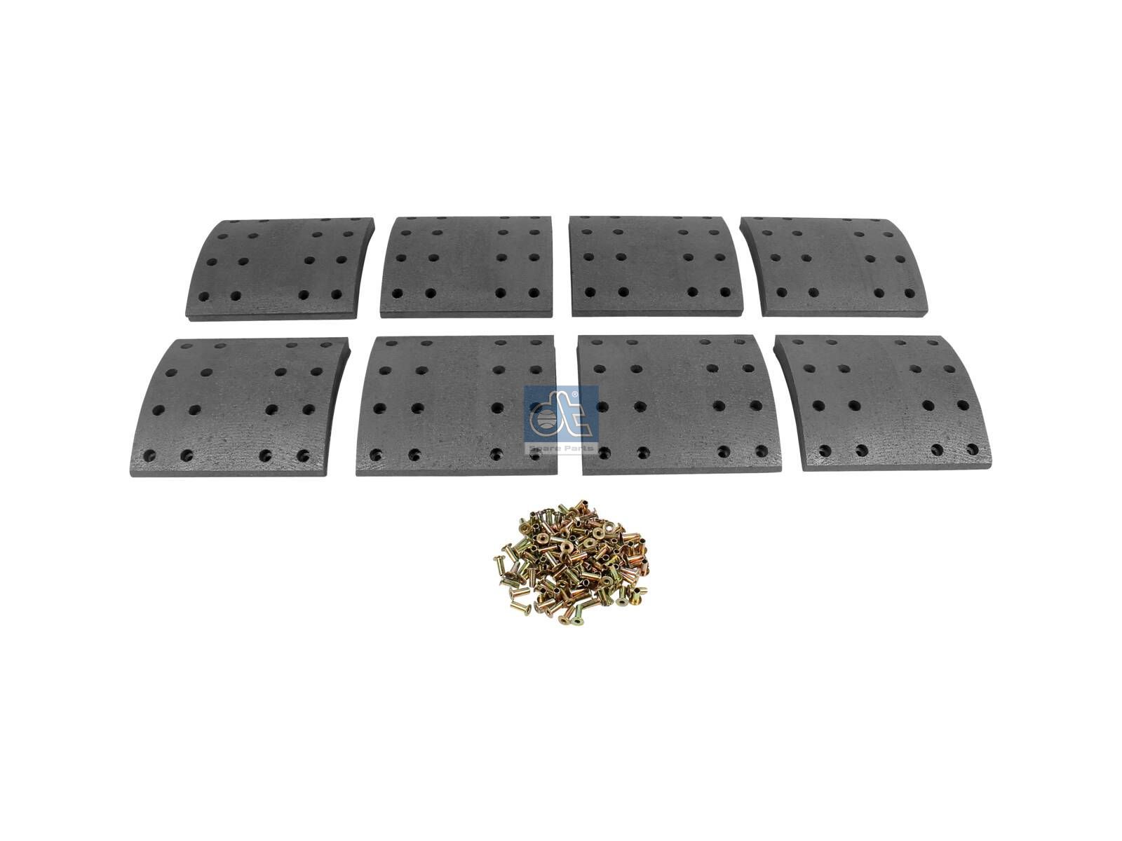 Drum brake lining kit | DT Spare Parts 5.92142