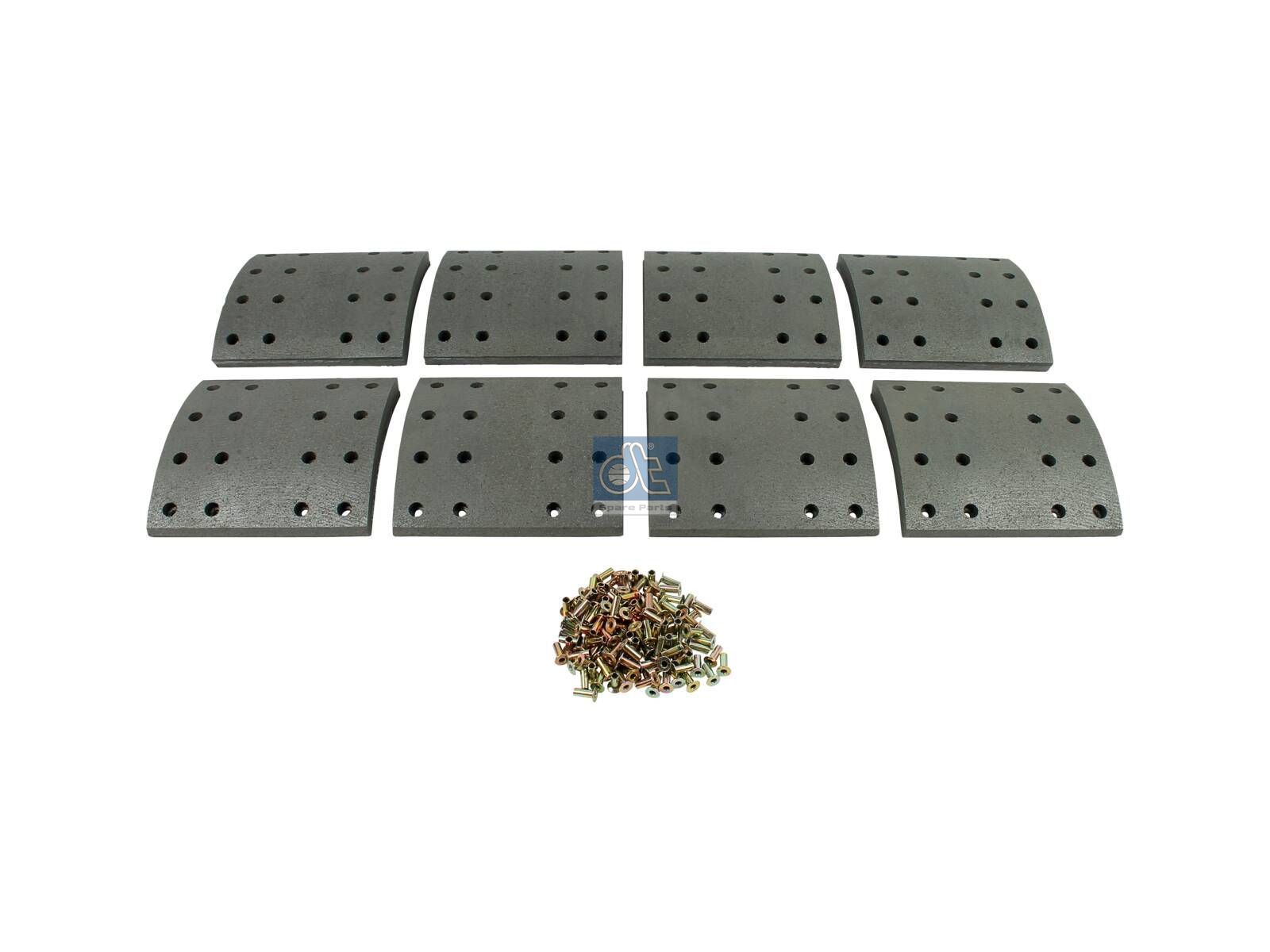 Drum brake lining kit | DT Spare Parts 5.92167
