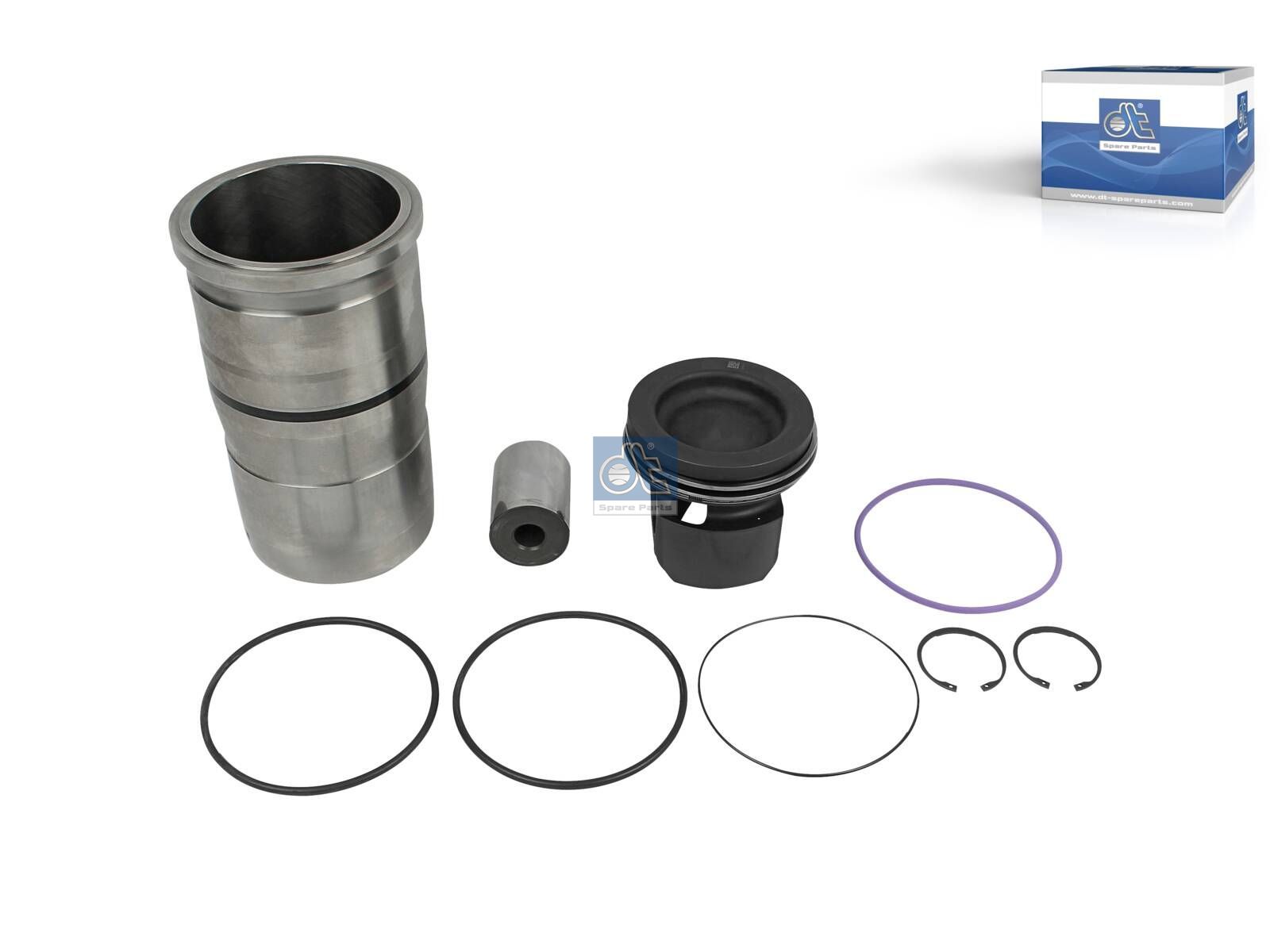 Piston with liner | DT Spare Parts 6.91159